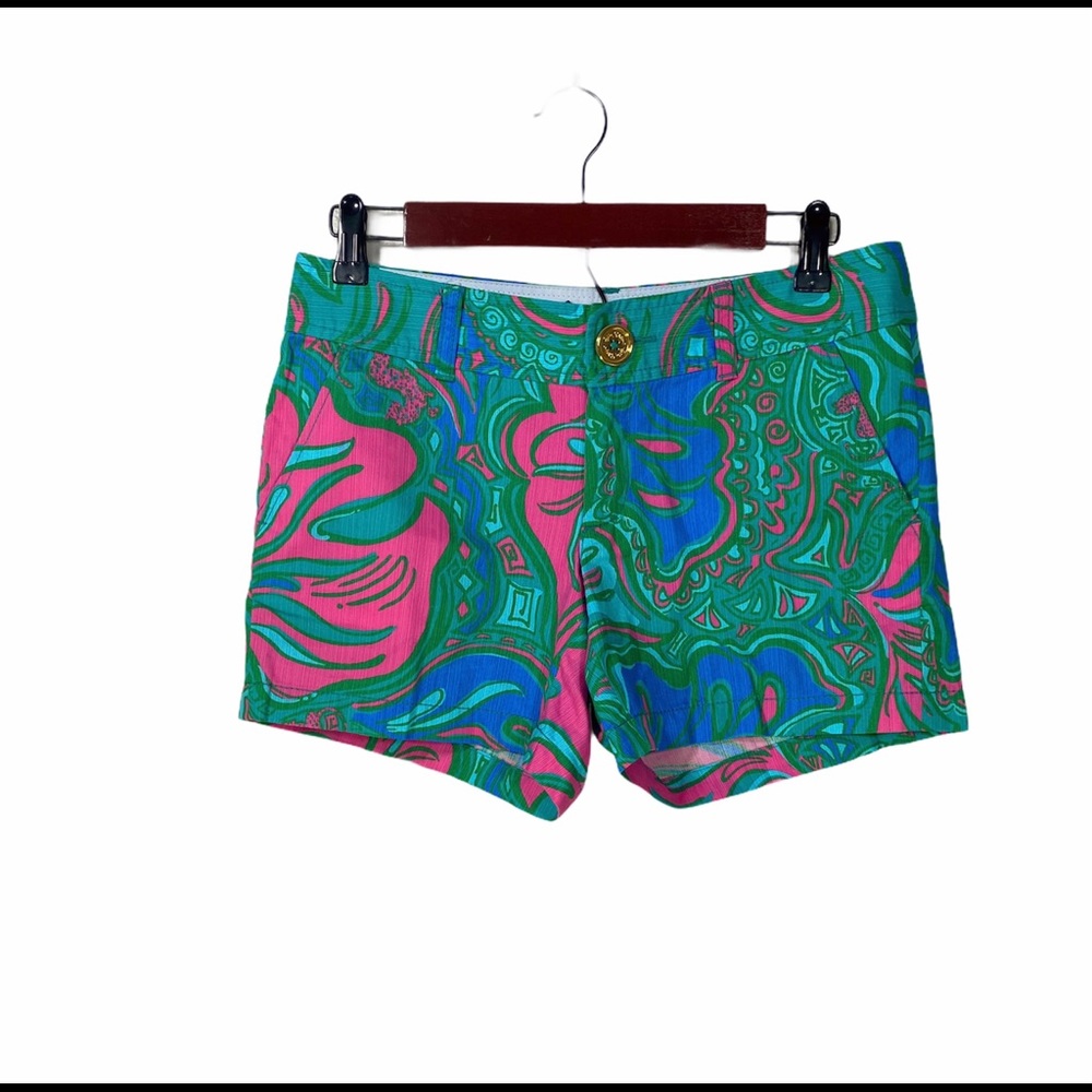 Lilly Pulitzer 5" Callahan Shorts Lilly Lounge Sz 2 Floral